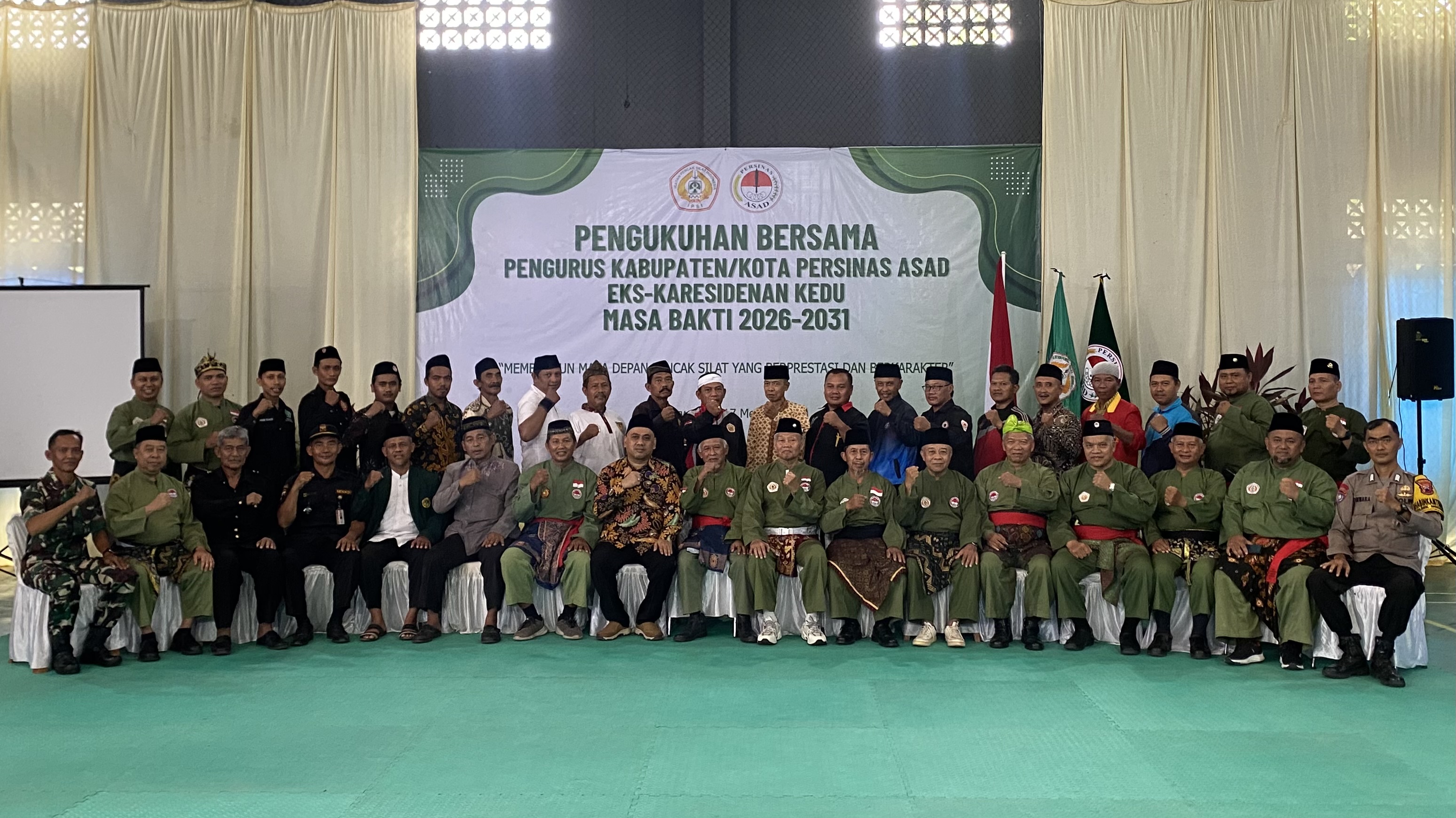 KETUA DPD LDII MENGHADIRI PENGUKUHAN BERSAMA PENGURUS KABUPATEN/KOTA PERSINAS ASAD EKS-KARISEDAN KEDU MASA BAKTI 2026-2031
